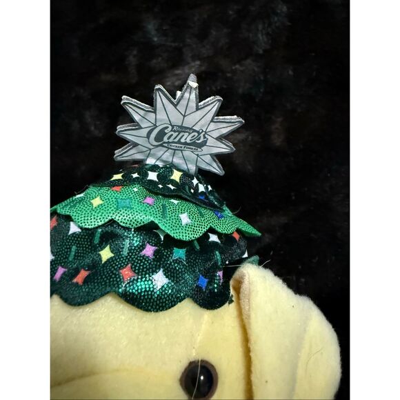 Raising Canes 2023 Rockefeller Tree Cane Plush Puppy Dog Holiday Christmas - Picture 2 of 4